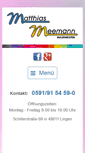 Mobile Screenshot of maler-meemann.de